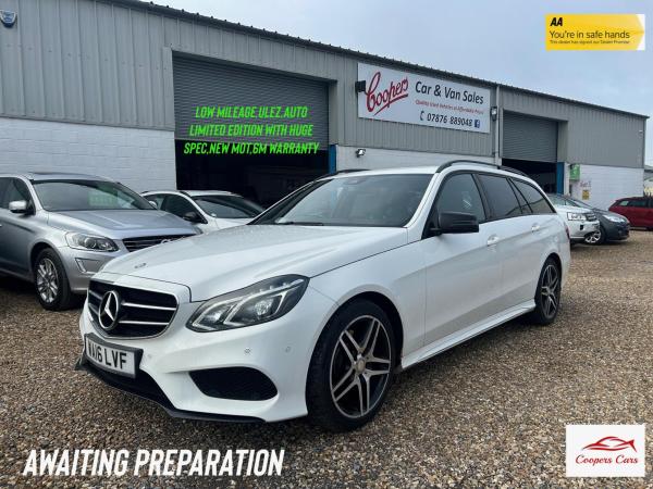 Mercedes-Benz E Class 2.1 E220 BlueTEC AMG Night Edition Estate 5dr Diesel G-Tronic+ Euro 6 (s/s) (177 ps)