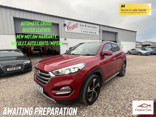 Hyundai TUCSON 1.7 CRDi Blue Drive Premium SE SUV 5dr Diesel DCT Euro 6 (s/s) (141 ps)