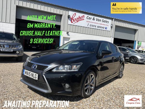 Lexus CT 1.8 200h Advance Plus Hatchback 5dr Petrol Hybrid CVT Euro 6 (s/s) (136 ps)