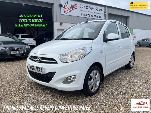 Hyundai i10 1.2 Active Hatchback 5dr Petrol Manual Euro 5 (85 bhp)
