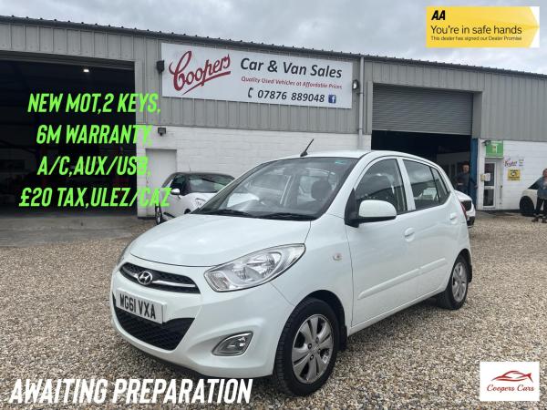 Hyundai i10 1.2 Active Hatchback 5dr Petrol Manual Euro 5 (85 bhp)