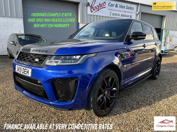 Land Rover Range Rover Sport 5.0 P575 V8 GPF SVR SUV 5dr Petrol Auto 4WD Euro 6 (s/s) (575 ps)