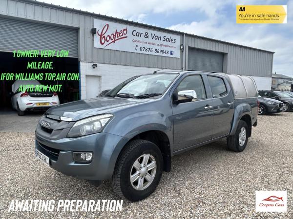 Isuzu D-Max 2.5 TD Eiger Pickup 4dr Diesel Automatic 4x4 (194 g/km, 161 bhp)
