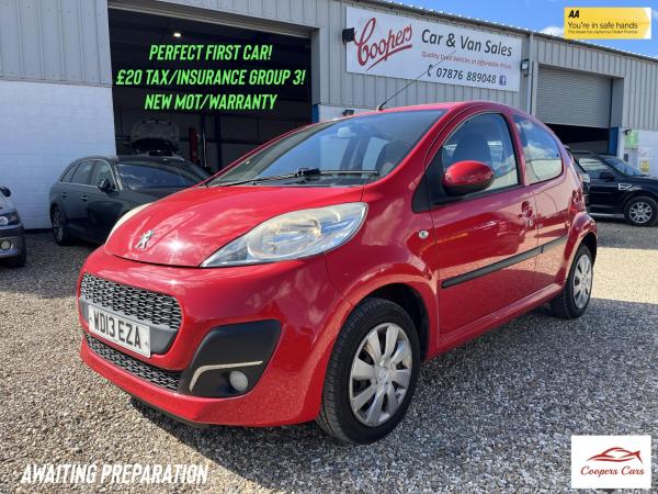 Peugeot 107 1.0 12V Active Hatchback 5dr Petrol Manual Euro 5 (68 ps)