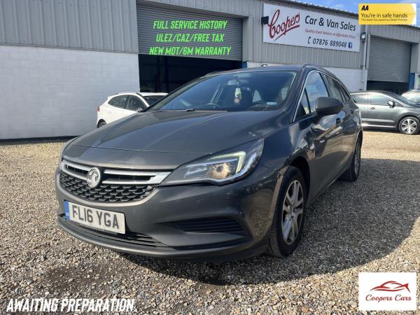 Vauxhall Astra 1.6 CDTi Tech Line Sports Tourer 5dr Diesel Manual Euro 6 (110 ps)