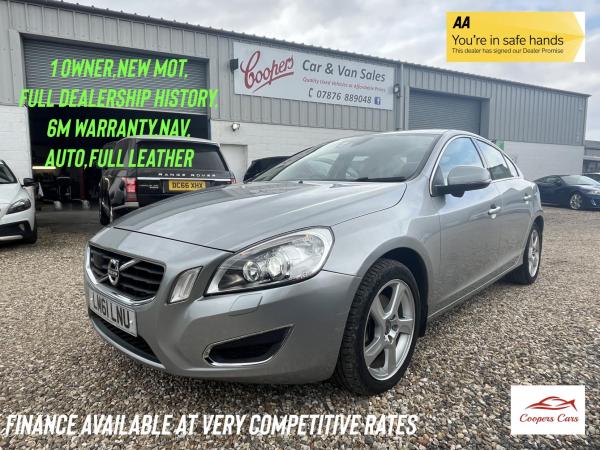 Volvo S60 2.0 D3 SE Lux Saloon 4dr Diesel Geartronic Euro 5 (s/s) (163 ps)