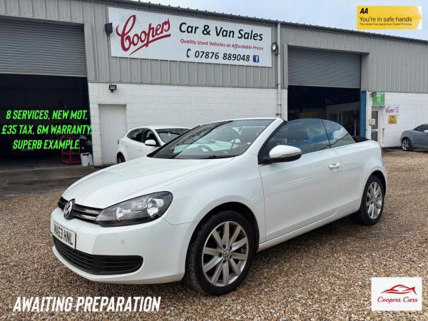 Volkswagen Golf 2.0 TDI BlueMotion Tech SE Cabriolet 2dr Diesel Manual Euro 5 (s/s) (140 ps)