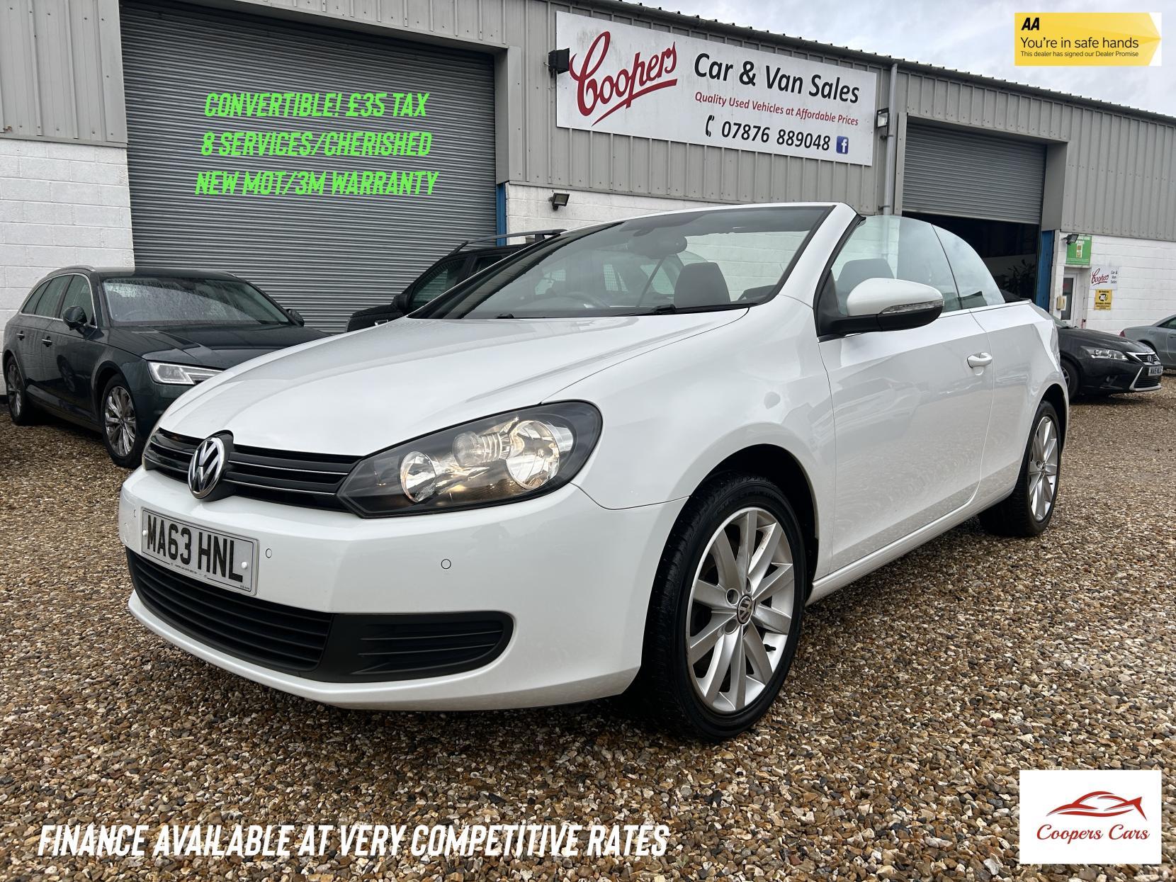 Volkswagen Golf 2.0 TDI BlueMotion Tech SE Cabriolet 2dr Diesel Manual Euro 5 (s/s) (140 ps)