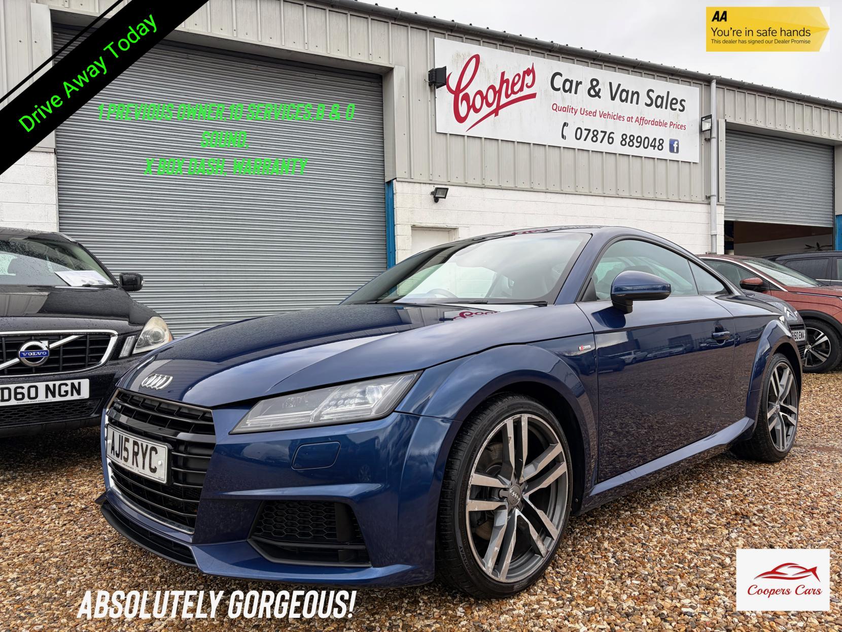 Audi TT 2.0 TFSI S line Coupe 3dr Petrol S Tronic quattro Euro 6 (s/s) (230 ps)