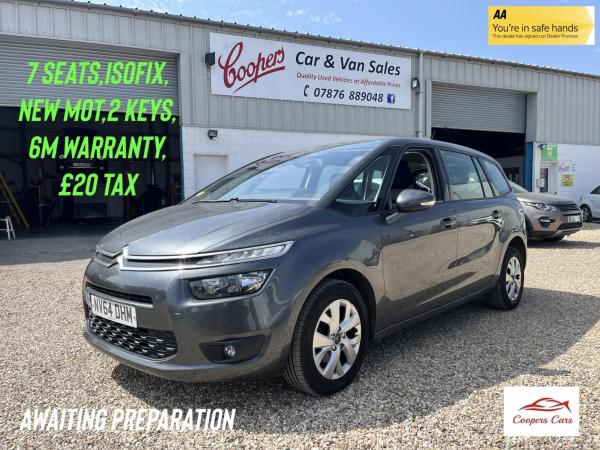 Citroen Grand C4 Picasso 1.6 e-HDi Airdream VTR+ MPV 5dr Diesel Manual Euro 5 (s/s) (115 ps)