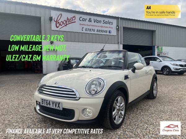 MINI Convertible 1.6 One Convertible 2dr Petrol Manual Euro 6 (98 ps)