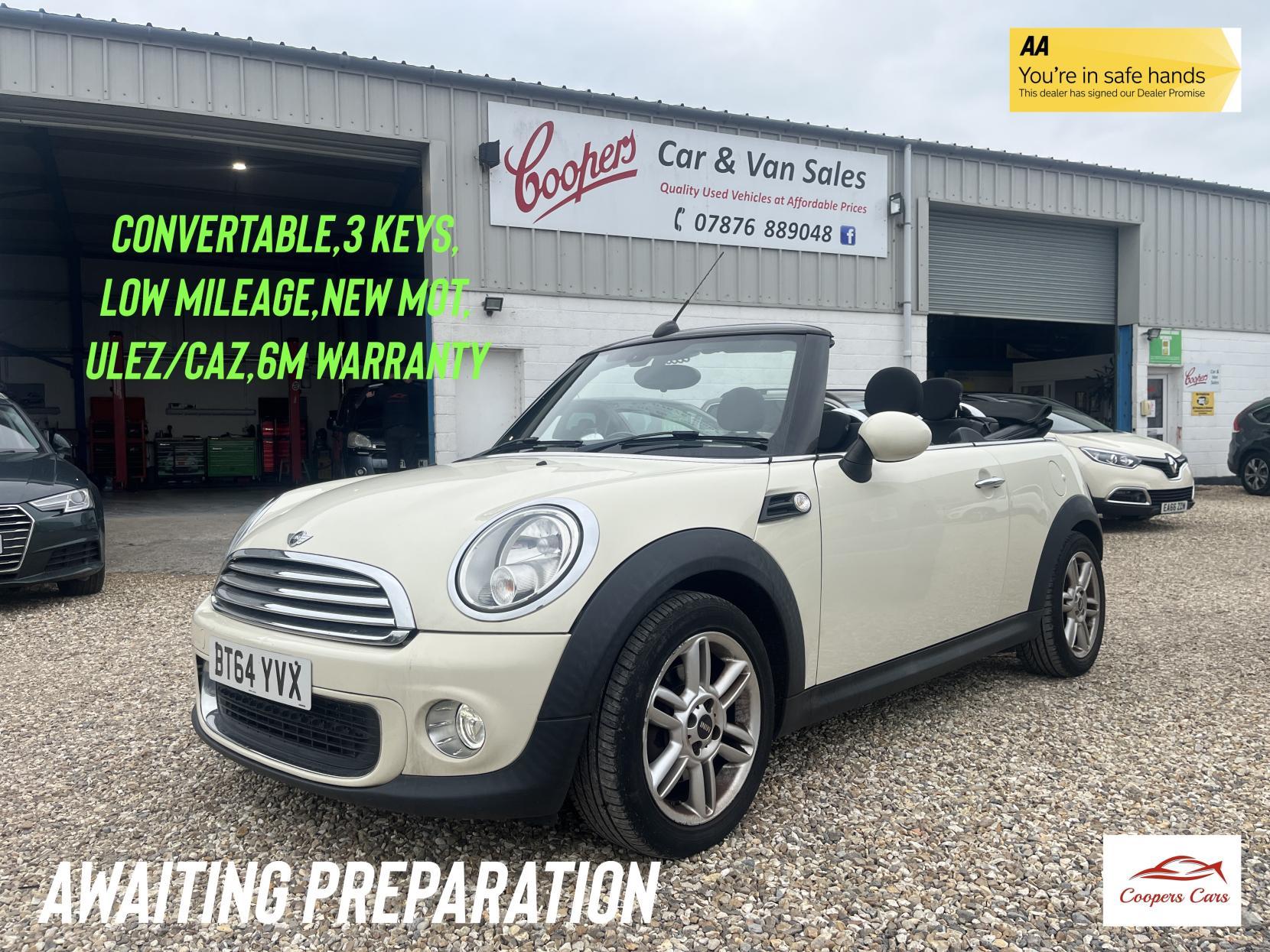 MINI Convertible 1.6 One Convertible 2dr Petrol Manual Euro 6 (98 ps)