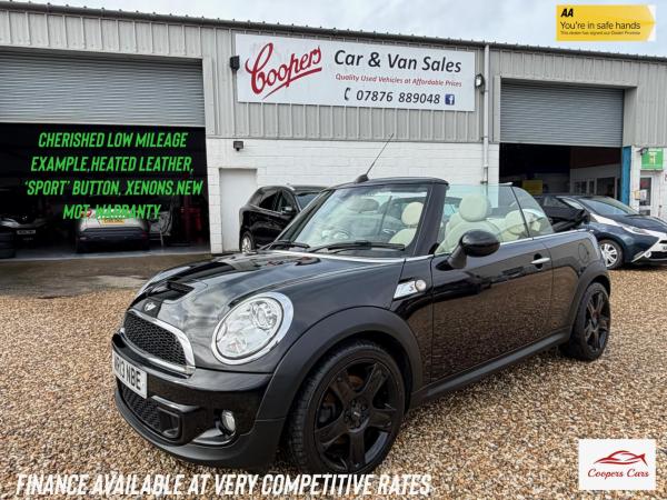 MINI Convertible 1.6 Cooper S Convertible 2dr Petrol Manual Euro 5 (s/s) (184 ps)