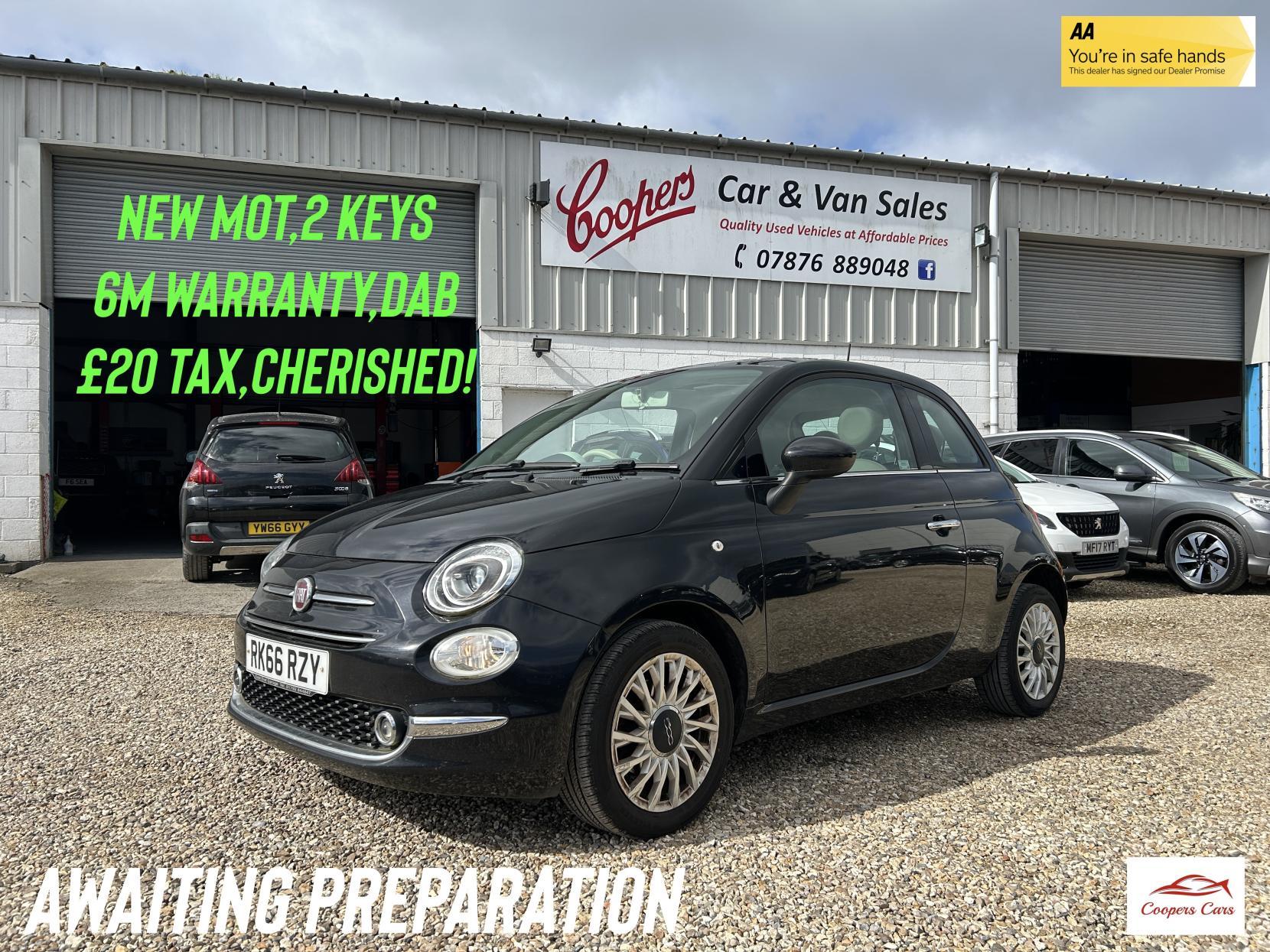 Fiat 500 1.2 Lounge Hatchback 3dr Petrol Manual Euro 6 (s/s) (69 bhp)