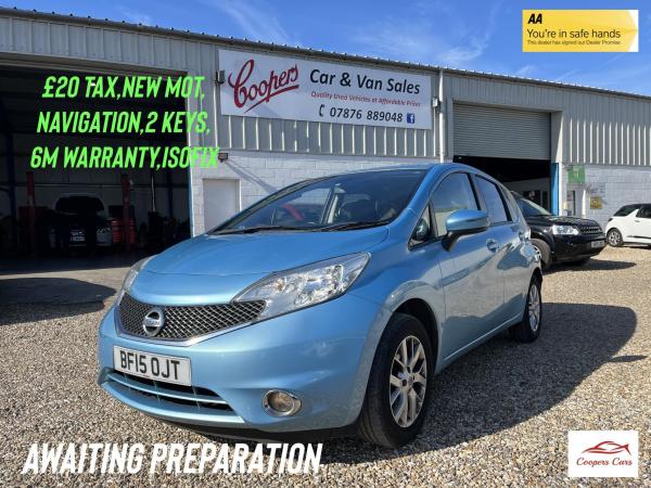 Nissan Note 1.2 12V Acenta Premium Hatchback 5dr Petrol Manual Euro 5 (s/s) (80 ps)