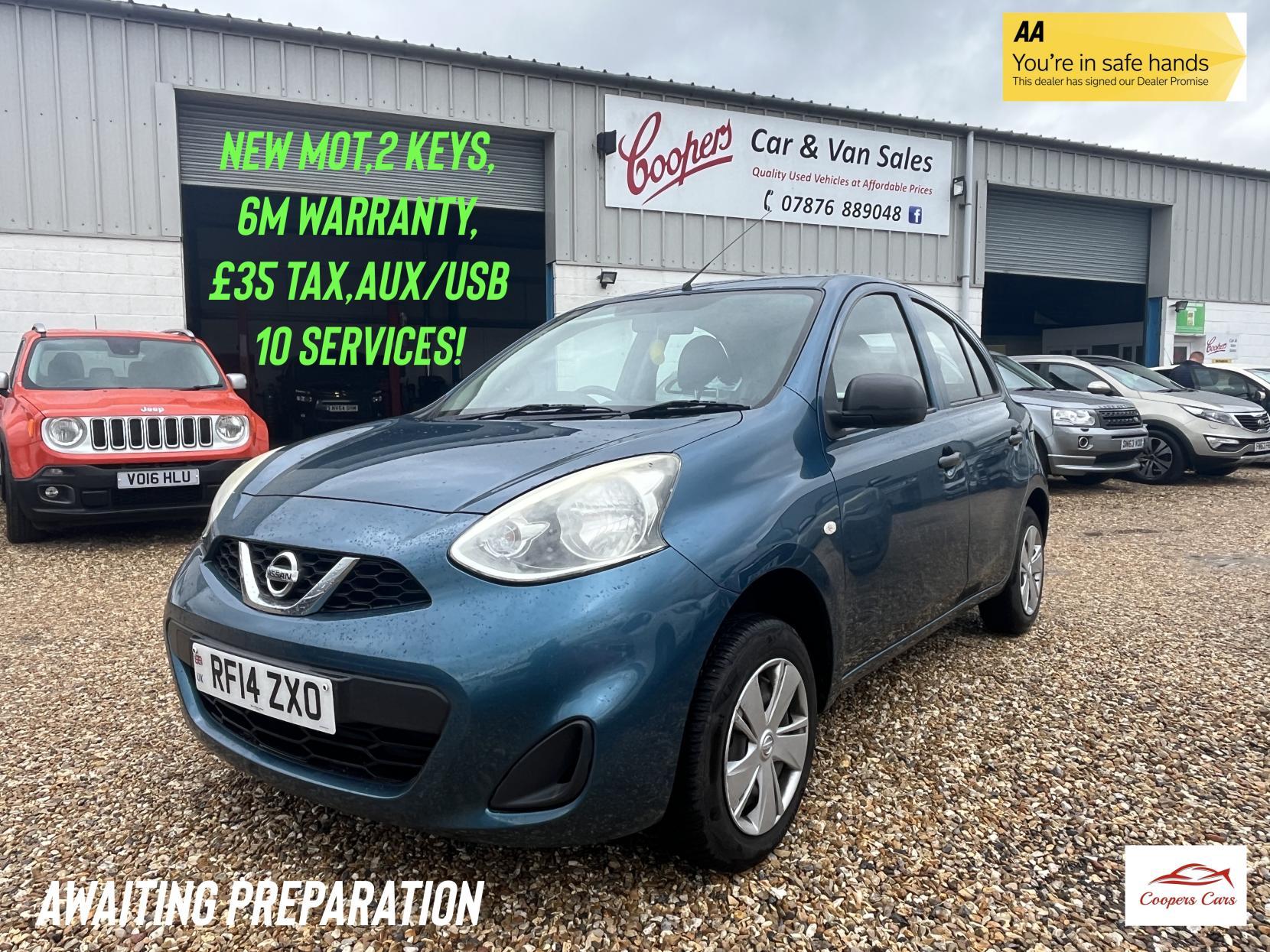 Nissan Micra 1.2 Visia Hatchback 5dr Petrol Manual Euro 5 (80 ps)