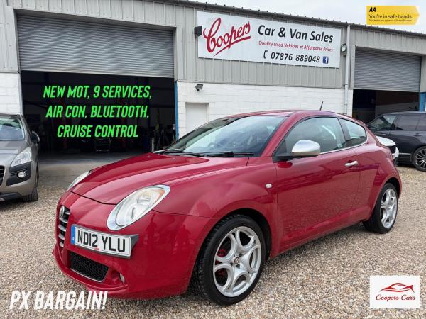 Alfa Romeo MiTo 1.4 MultiAir Distinctive Hatchback 3dr Petrol Manual Euro 5 (s/s) (105 bhp)