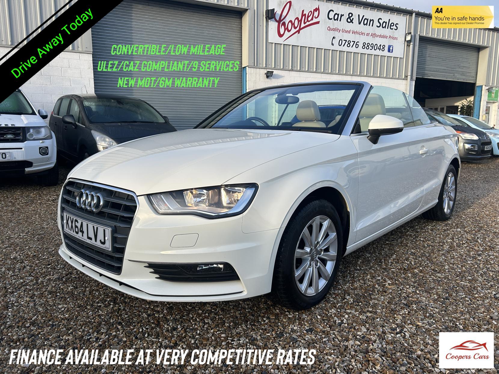 Audi A3 Cabriolet 2.0 TDI SE Convertible 2dr Diesel Manual Euro 6 (s/s) (150 ps)