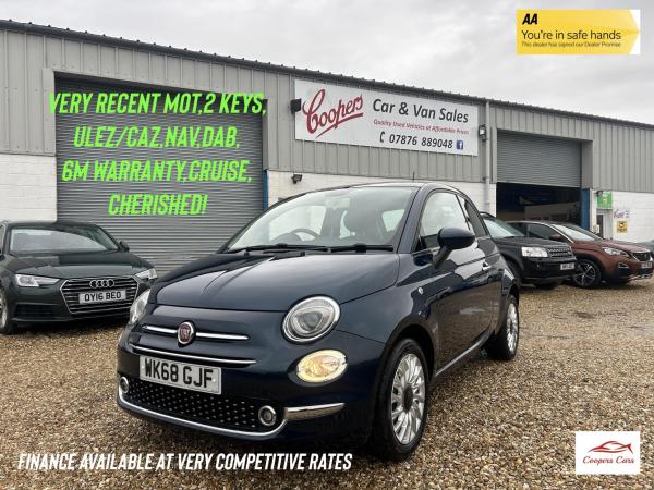 Fiat 500 1.2 Lounge Hatchback 3dr Petrol Manual Euro 6 (s/s) (69 bhp)