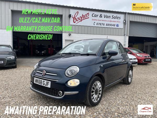 Fiat 500 1.2 Lounge Hatchback 3dr Petrol Manual Euro 6 (s/s) (69 bhp)