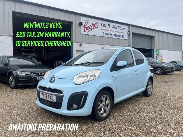 Citroen C1 1.0i VTR+ Hatchback 5dr Petrol Manual Euro 5 (68 ps)