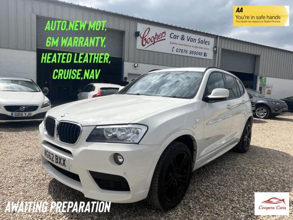 BMW X3 2.0 20d M Sport SUV 5dr Diesel Auto xDrive Euro 5 (s/s) (184 ps)