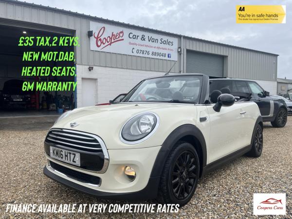 MINI Convertible 1.5 Cooper Convertible 2dr Petrol Manual Euro 6 (s/s) (136 ps)
