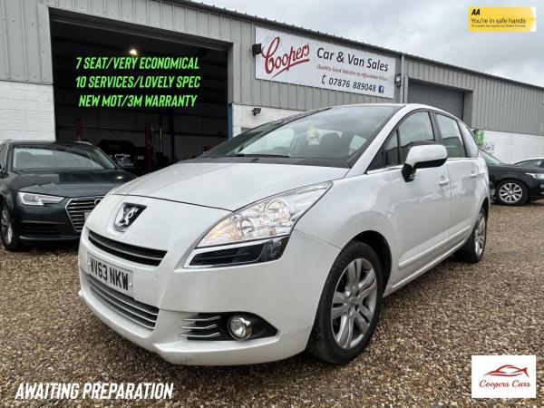 Peugeot 5008 1.6 HDi Active MPV 5dr Diesel Manual Euro 5 (115 ps)
