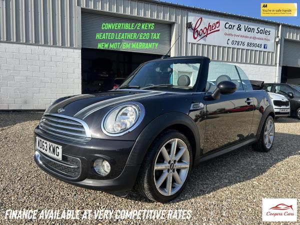MINI Convertible 1.6 Cooper D Highgate Convertible 2dr Diesel Manual Euro 5 (s/s) (112 ps)