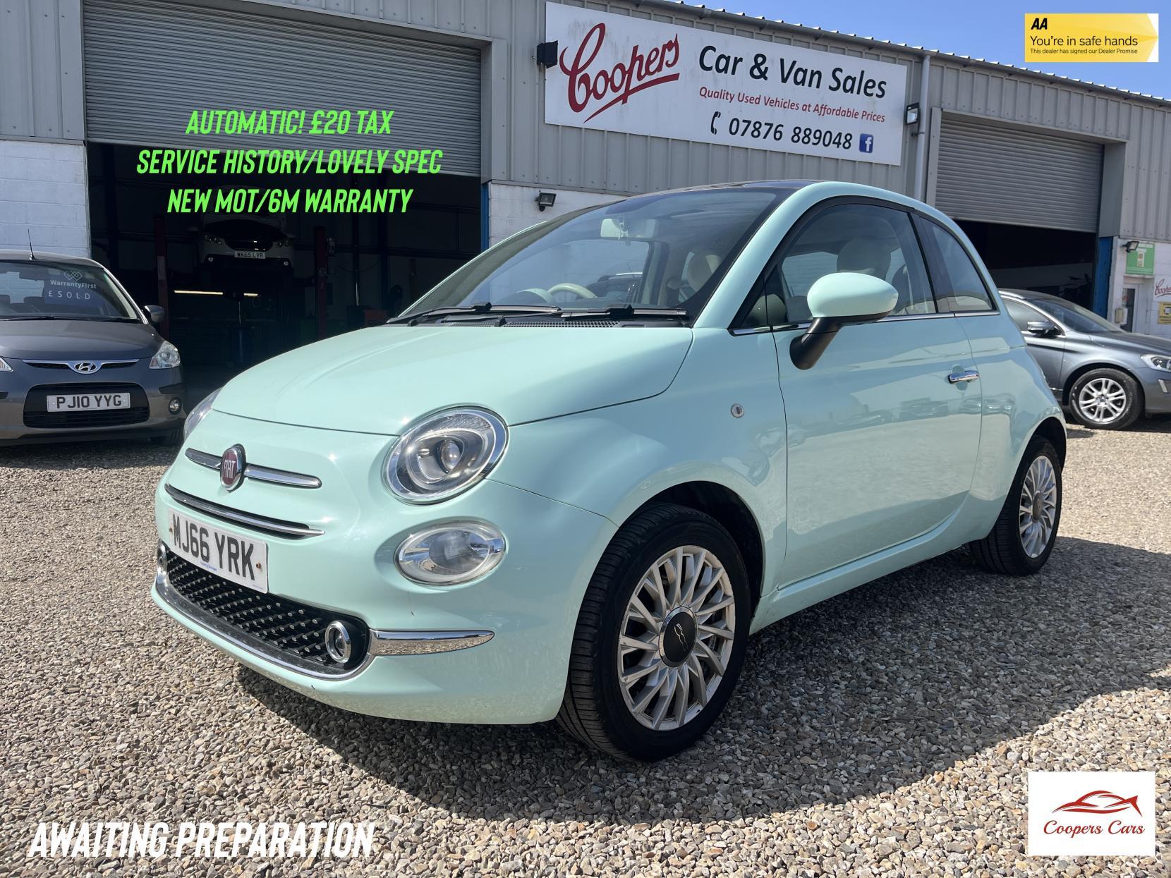 Fiat 500 1.2 Lounge Hatchback 3dr Petrol Dualogic Euro 6 (s/s) (69 bhp)