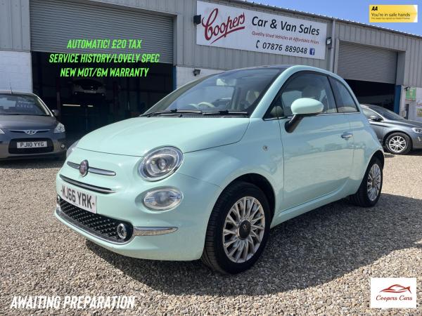 Fiat 500 1.2 Lounge Hatchback 3dr Petrol Dualogic Euro 6 (s/s) (69 bhp)