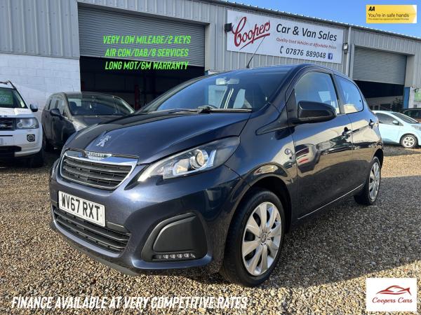 Peugeot 108 1.0 Active Hatchback 5dr Petrol Manual Euro 6 (68 ps)