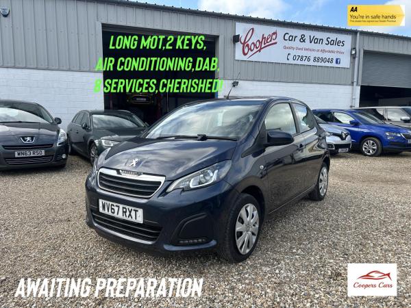 Peugeot 108 1.0 Active Hatchback 5dr Petrol Manual Euro 6 (68 ps)
