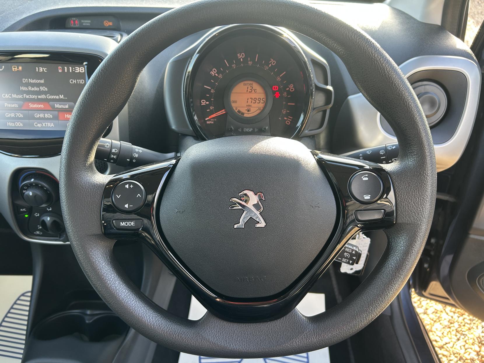 Peugeot 108 1.0 Active Hatchback 5dr Petrol Manual Euro 6 (68 ps)