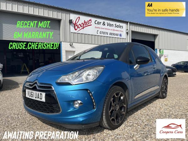 Citroen DS3 1.6 VTi DStyle Plus Hatchback 3dr Petrol Manual Euro 5 (120 ps)