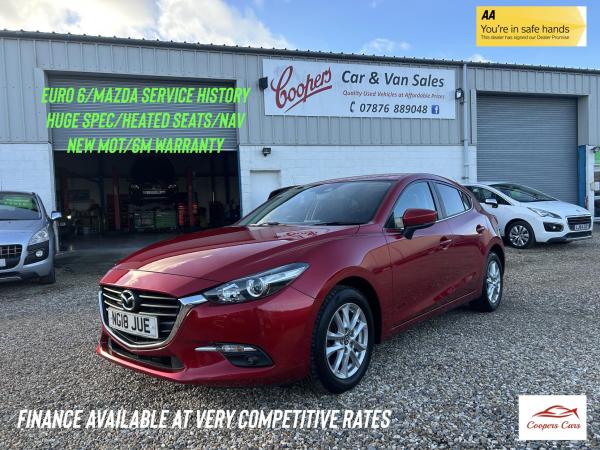 Mazda Mazda3 2.0 SKYACTIV-G SE-L Nav Hatchback 5dr Petrol Manual Euro 6 (s/s) (121 ps)