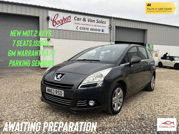 Peugeot 5008 1.6 VTi Active MPV 5dr Petrol Manual Euro 5 (120 ps)