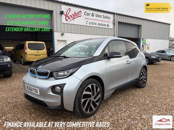 BMW i3 33kWh Hatchback 5dr Petrol Plug-in Hybrid Auto Euro 6 (s/s) (Range Extender) (170 ps)