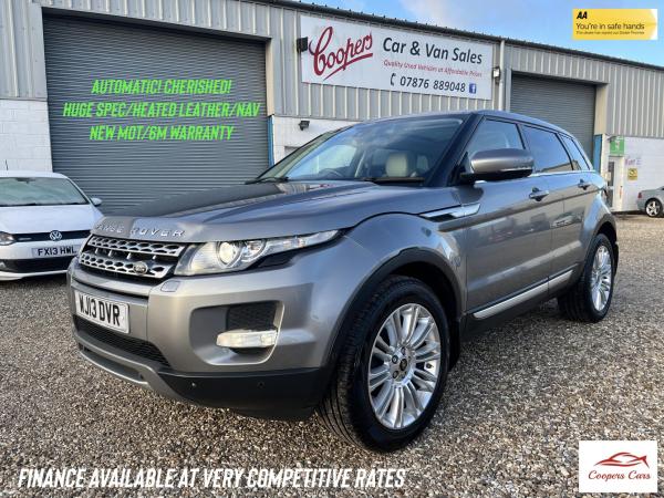 Land Rover Range Rover Evoque 2.2 SD4 Prestige SUV 5dr Diesel Auto 4WD Euro 5 (190 ps)