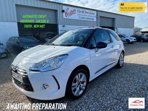 Citroen DS3 1.6 VTi DStyle Hatchback 3dr Petrol Auto Euro 5 (120 ps)