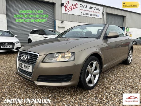 Audi A3 Cabriolet 1.6 Technik Convertible 2dr Petrol Manual Euro 4 (102 ps)