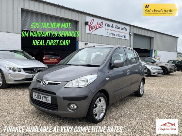 Hyundai i10 1.2 Comfort Hatchback 5dr Petrol Manual Euro 4 (77 bhp)