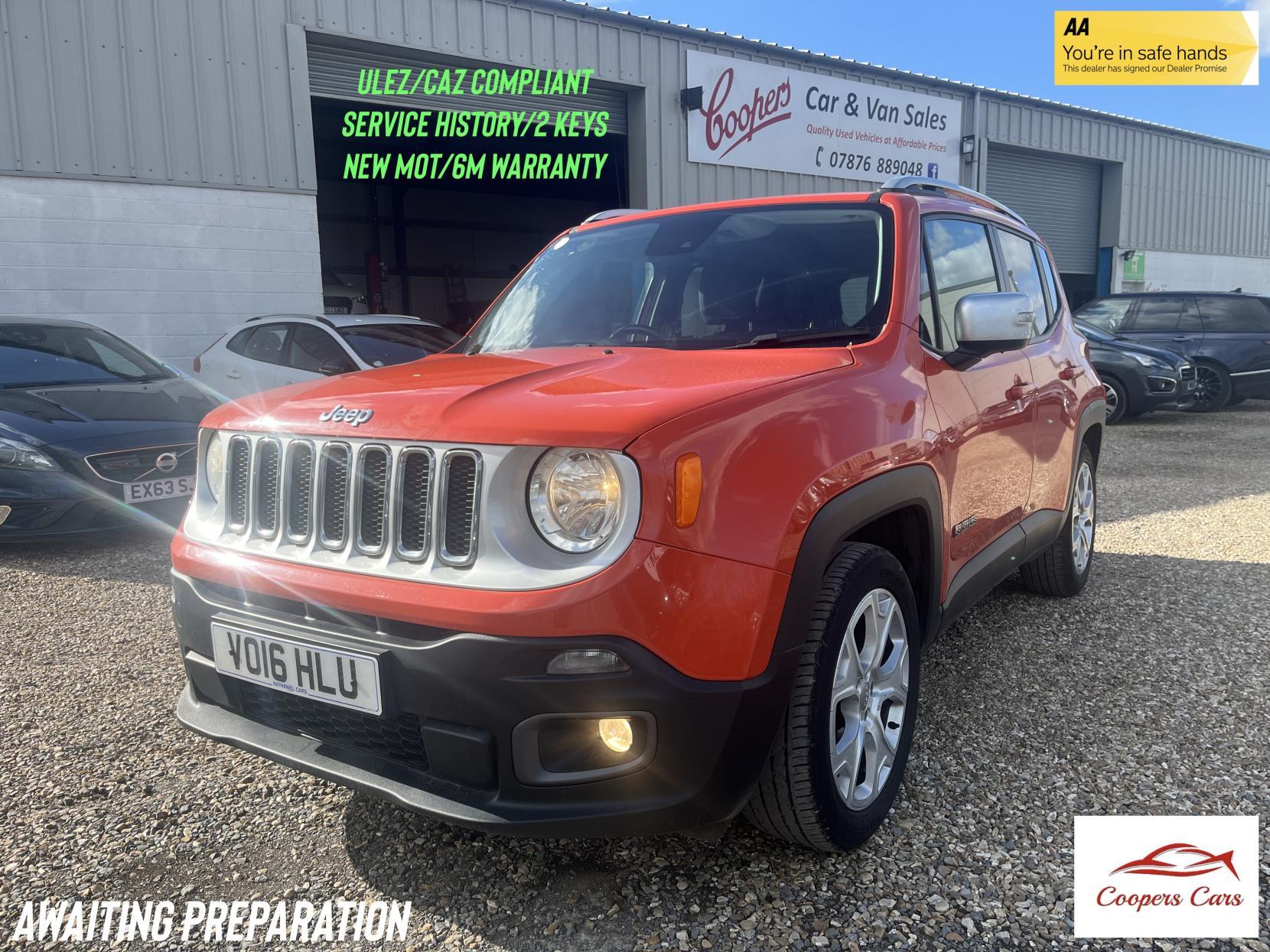 Jeep Renegade 1.4T MultiAirII Limited SUV 5dr Petrol Manual Euro 6 (s/s) (140 ps)