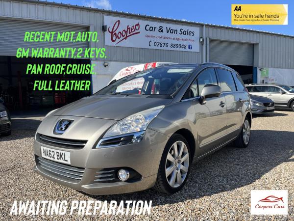Peugeot 5008 1.6 e-HDi Allure MPV 5dr Diesel EGC Euro 5 (s/s) (112 ps)