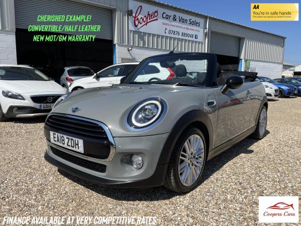 MINI Convertible 1.5 Cooper Convertible 2dr Petrol Manual Euro 6 (s/s) (136 ps)
