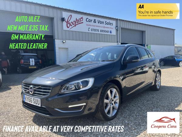 Volvo V60 2.0 D3 SE Lux Nav Estate 5dr Diesel Auto Euro 6 (s/s) (150 ps)