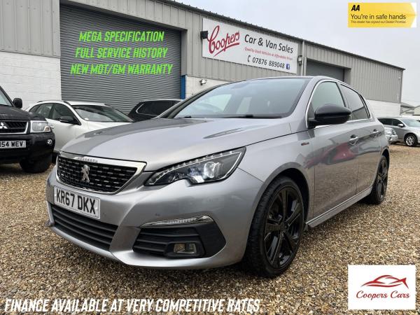 Peugeot 308 1.6 BlueHDi GT Line Hatchback 5dr Diesel Manual Euro 6 (s/s) (120 ps)