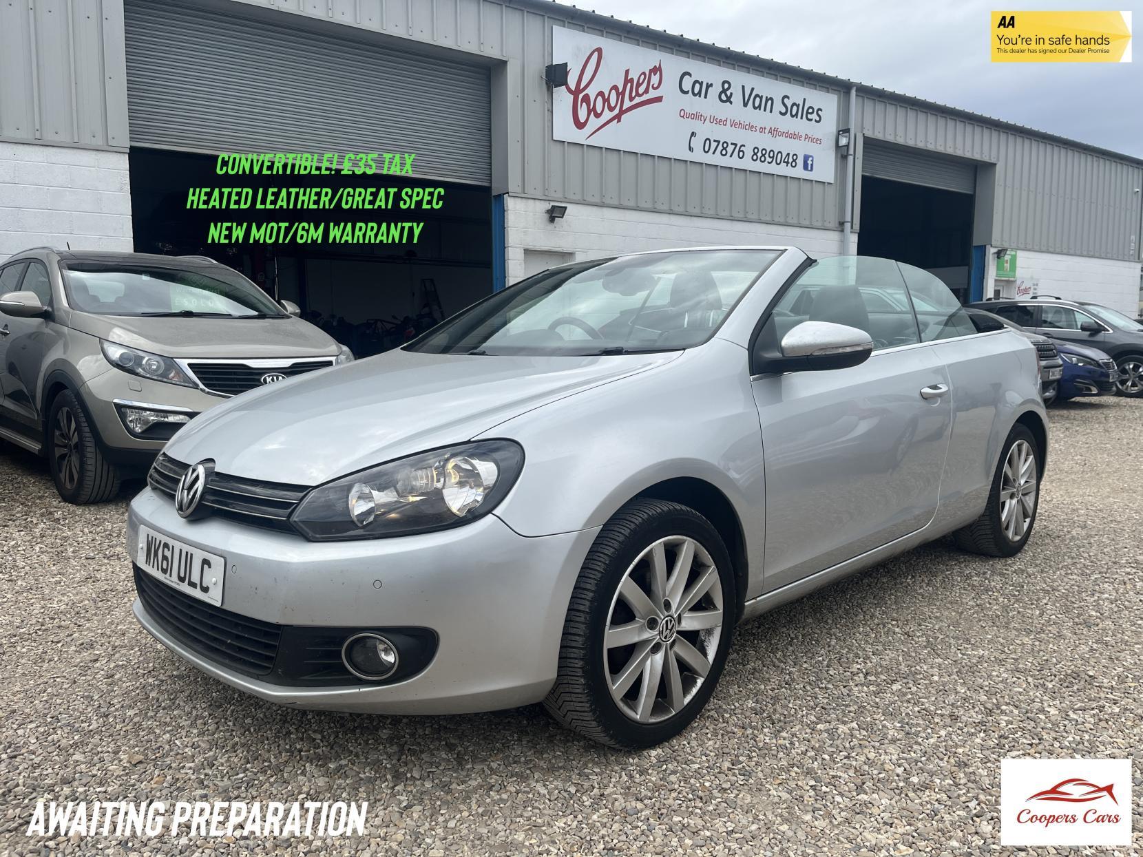 Volkswagen Golf 1.6 TDI BlueMotion Tech SE Cabriolet 2dr Diesel Manual Euro 5 (s/s) (105 ps)