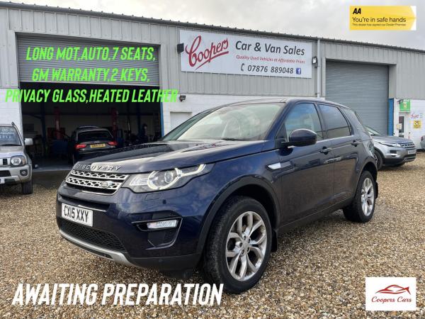 Land Rover Discovery Sport 2.2 SD4 HSE SUV 5dr Diesel Auto 4WD Euro 5 (s/s) (190 ps)