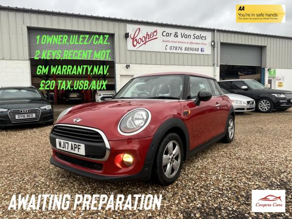 MINI Hatch 1.2 One Hatchback 3dr Petrol Manual Euro 6 (s/s) (102 ps)